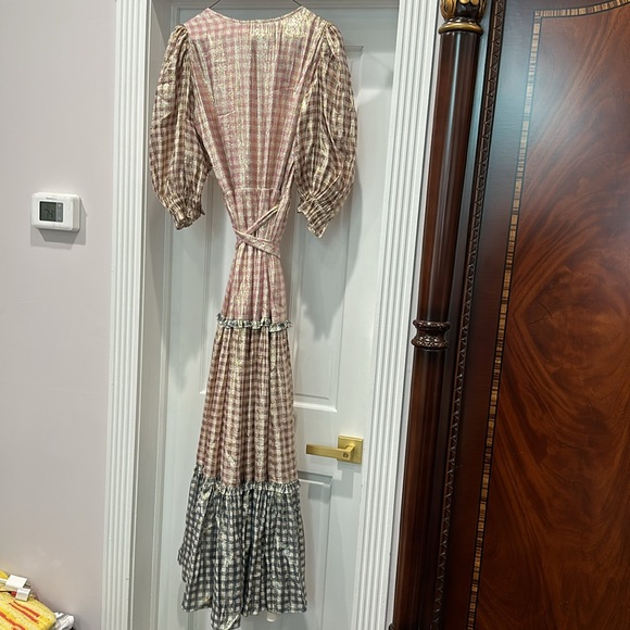 Loveshackfancy stormi gingham maxi dress size small - Picture 7 of 7